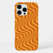 orange waves iPhone hoesje (Achterkant)