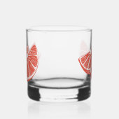 Orange Whisky Glas (Rechts)