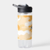 Orange Yellow Camouflage Pattern Waterfles (Rechts)
