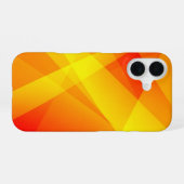 Orange Yellow Geometric Abstract iPhone 16 Hoesje (Achterkant horizontaal)