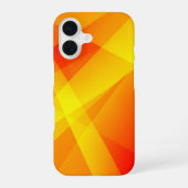 Orange Yellow Geometric Abstract iPhone 16 Hoesje (Achterkant)