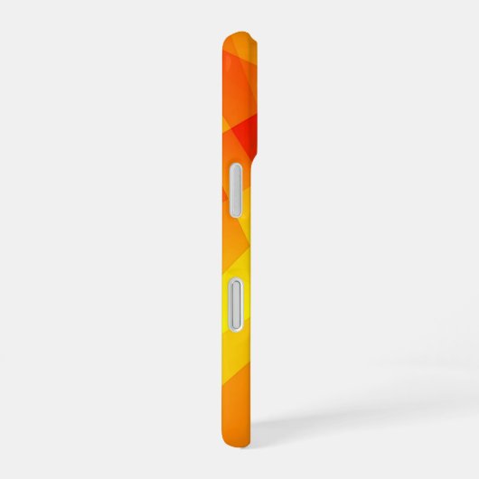 Orange Yellow Geometric Abstract iPhone 16 Hoesje (Rechterkant)