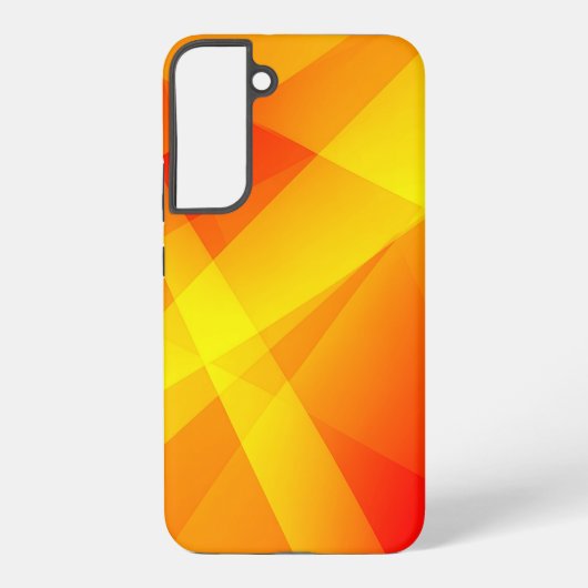 Orange Yellow Geometric Abstract Samsung Galaxy Hoesje (Achterkant)