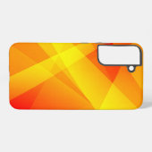 Orange Yellow Geometric Abstract Samsung Galaxy Hoesje (Achterkant horizontaal)