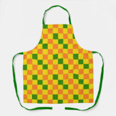 Orange Yellow Green Checkered Pattern Design  Schort (Voorkant)