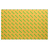 Orange Yellow Green Checkered Pattern Design  Stof (Yard (91,4 cm))