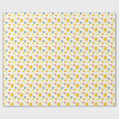 Orange Yellow Suns Yellow Lemons Cadeaupapier (Vlak)