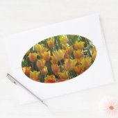 Orange-&-Yelow-Tulips.jpg Ovale Sticker (Envelop)