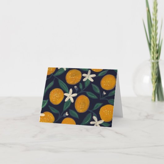 Orange You Glad Bedankkaart (Voorkant)