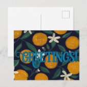 Orange You Glad Briefkaart (Voorkant / Achterkant)