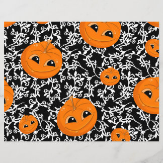 OrangeBlack Halloween Pumpkin-papier