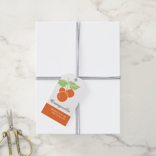 Orangecello Cadeau Label Cadeaulabel (Met Touw)