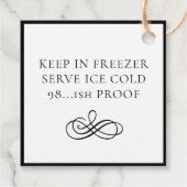 Orangecello Homemade Bedankjes Labels (Achterkant)