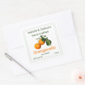 Orangecello label | vintage sinaasappelillustratie (Envelop)