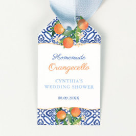 Orangecello Positano Sinaasappels Vrijgezellenfees Cadeaulabel