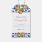 Orangecello Positano Sinaasappels Vrijgezellenfees Cadeaulabel (Voorkant)