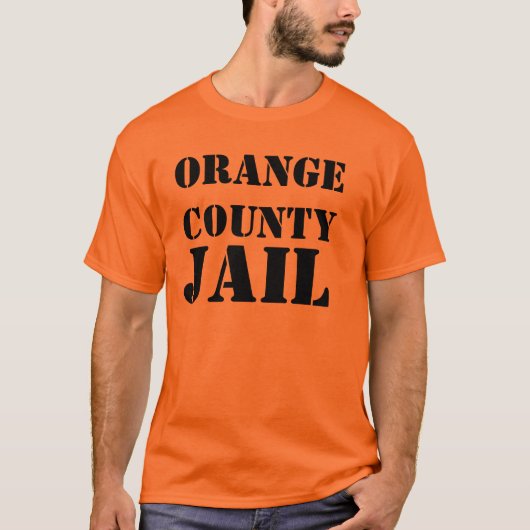 ORANGECOUNTY, JAIL T-SHIRT (Voorkant)