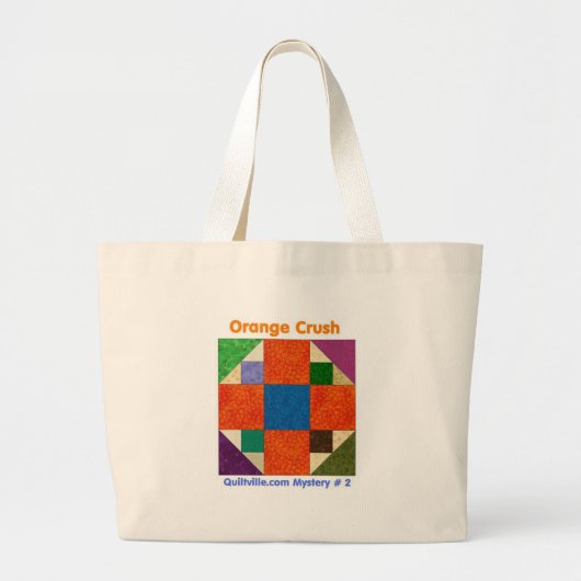 Orangecrush Totebag Grote Tote Bag (Voorkant)