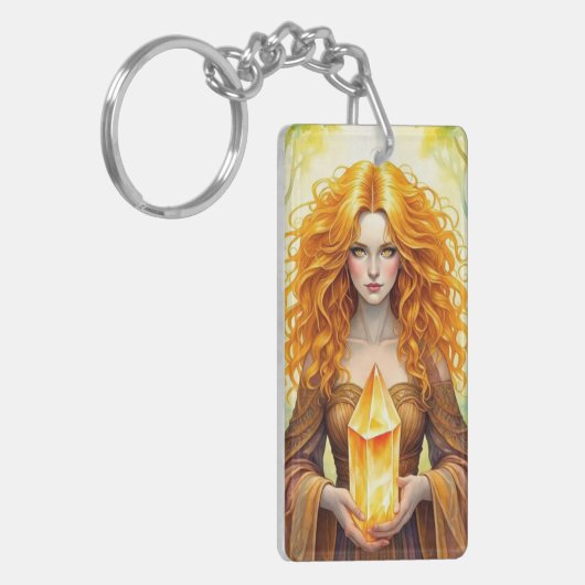 OrangeCrystalWitch Sleutelhanger (Voorkant Links)