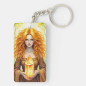 OrangeCrystalWitch Sleutelhanger (achterkant)