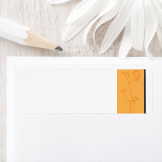 OrangeFlower Etiket (Insitu)