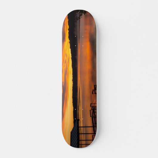 Orangelicious Morning Skateboard (Voorkant)