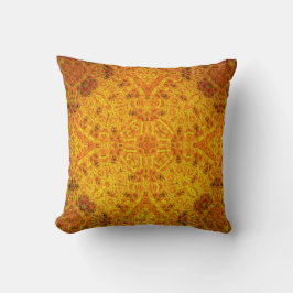 "Orangemental" Mandala Pillow Kussen