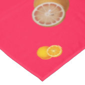 Orangen – Oranges – Citrus fruits pink Tafelkleed (Gekanteld)