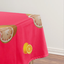 Orangen – Oranges – Citrus fruits pink Tafelkleed