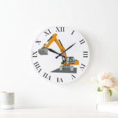 oranger Kettenbagger Grote Klok (Huis)