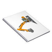 oranger Kettenbagger Notitieboek (Rechterzijde)