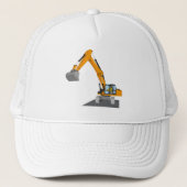 oranger Kettenbagger Trucker Pet (Voorkant)