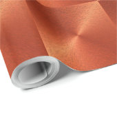 OrangeRed Metallic Tyvek Wrapping Paper Cadeaupapier (Rol Hoek)