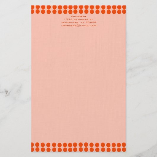 Orangerie Briefpapier (Voorkant)