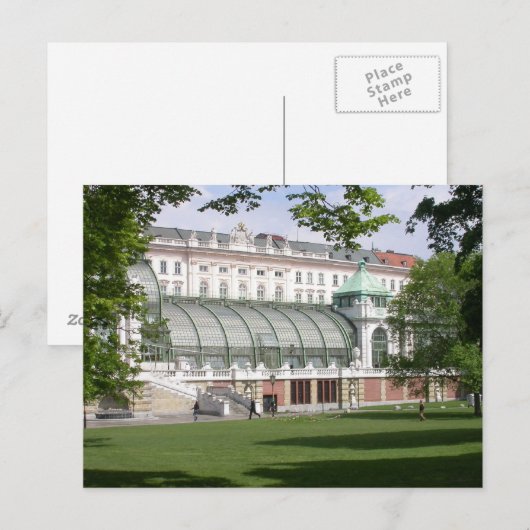 Orangery Burggarten, Wenen, Oostenrijk Briefkaart (Voorkant / Achterkant)