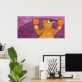 Oranges and a Bear / Poster Artist Print (Thuiskantoor)