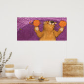 Oranges and a Bear / Poster Artist Print (Keuken)