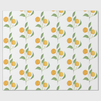 oranges cadeaupapier