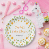 Oranges Citrus Baby Shower Papieren Bordje (Feest)