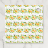 Oranges Citrus Birthday Thank You Bedankjes Labels (Achterkant)