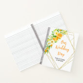 Oranges Citrus Wedding Planner Notitieboek (Binnen)