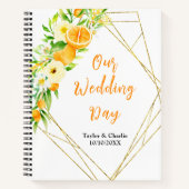 Oranges Citrus Wedding Planner Notitieboek (Voorkant)