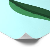 oranges on leaf branches seamless pattern, citrus  poster (Hoek)