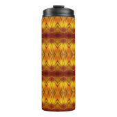 Orangey Ikat 7 Thermosbeker (Voorkant)