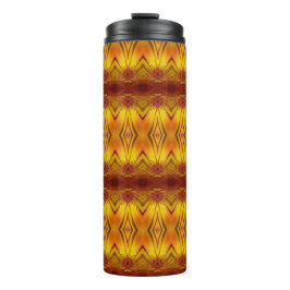 Orangey Ikat 7 Thermosbeker