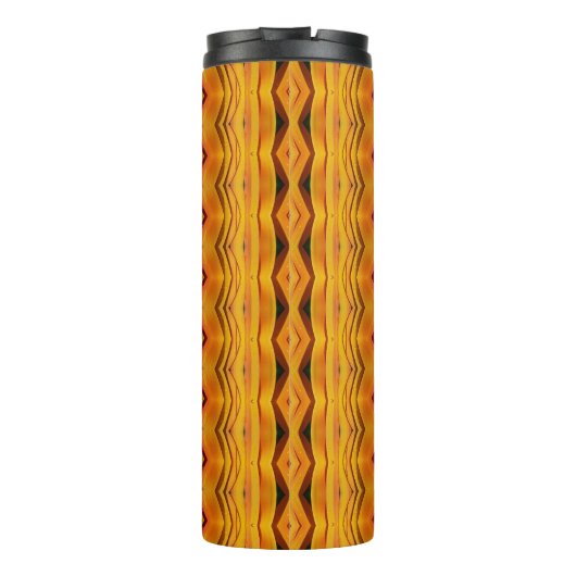 Orangey Ikat Thermosbeker (Achterkant)