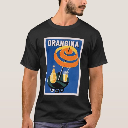 Orangina Drink Poster Classic T-shirt (Voorkant)