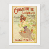 Oranginette Liqueur  Fine Art Briefkaart (Voorkant)