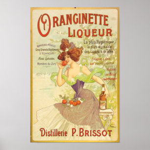 Oranginette Liqueur  Fine Art Poster