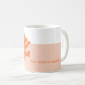 Orangish Oranje Rabbit! Mok (Voorkant rechts)